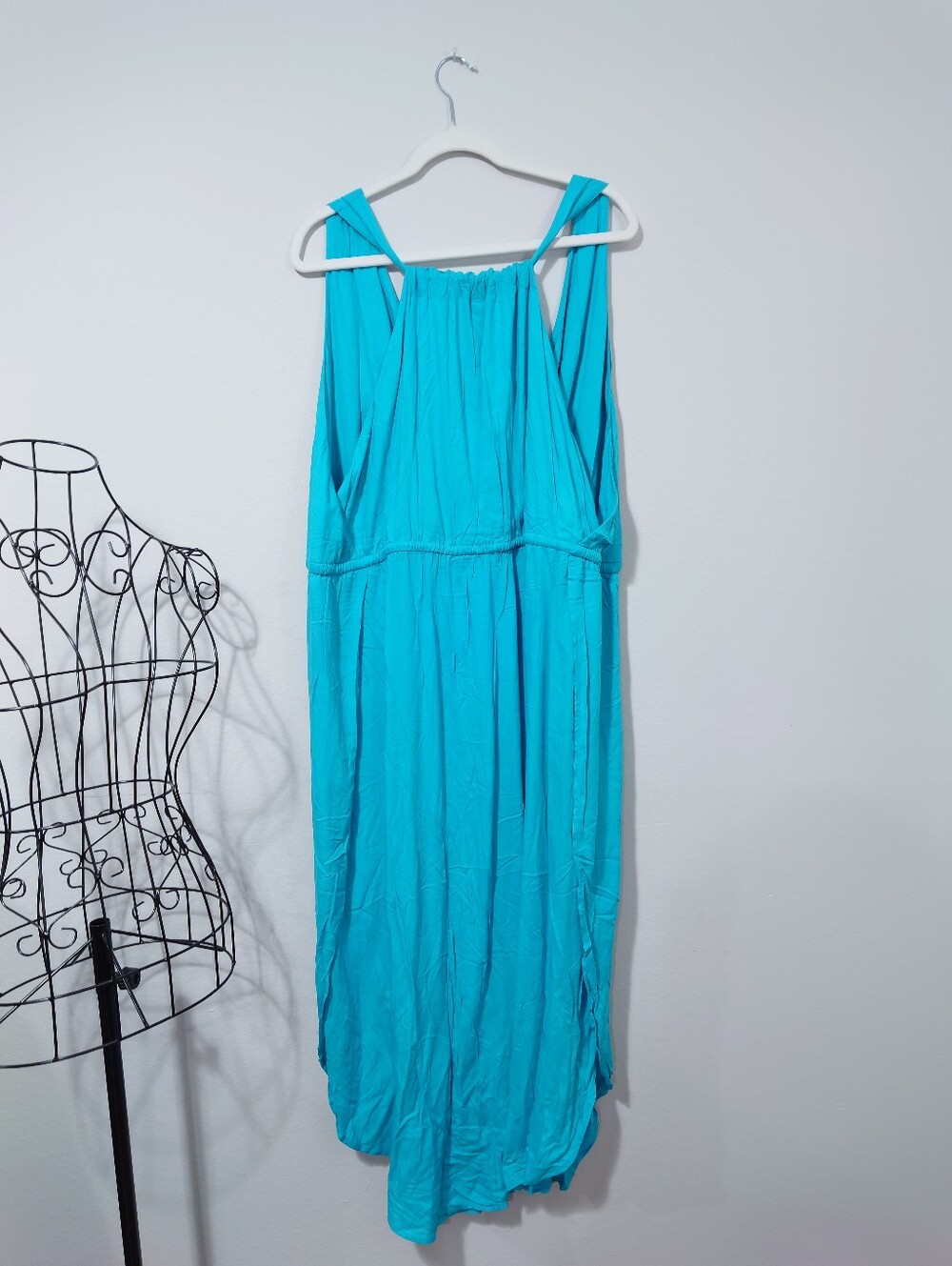 Swimsuits For All Turquoise Cover Up Dress NWT 22/24 - Picture 2 of 5